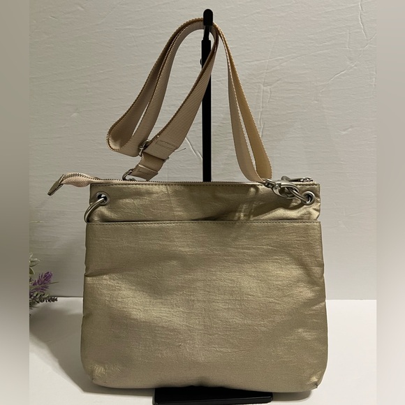 Baggallini Gold Crossbody Purse with Pockets - Picture 9 of 13